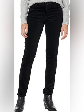 KUT from the Kloth Catherine Black Corduroy Boyfriend Jeans sz 4 Relaxed Fit